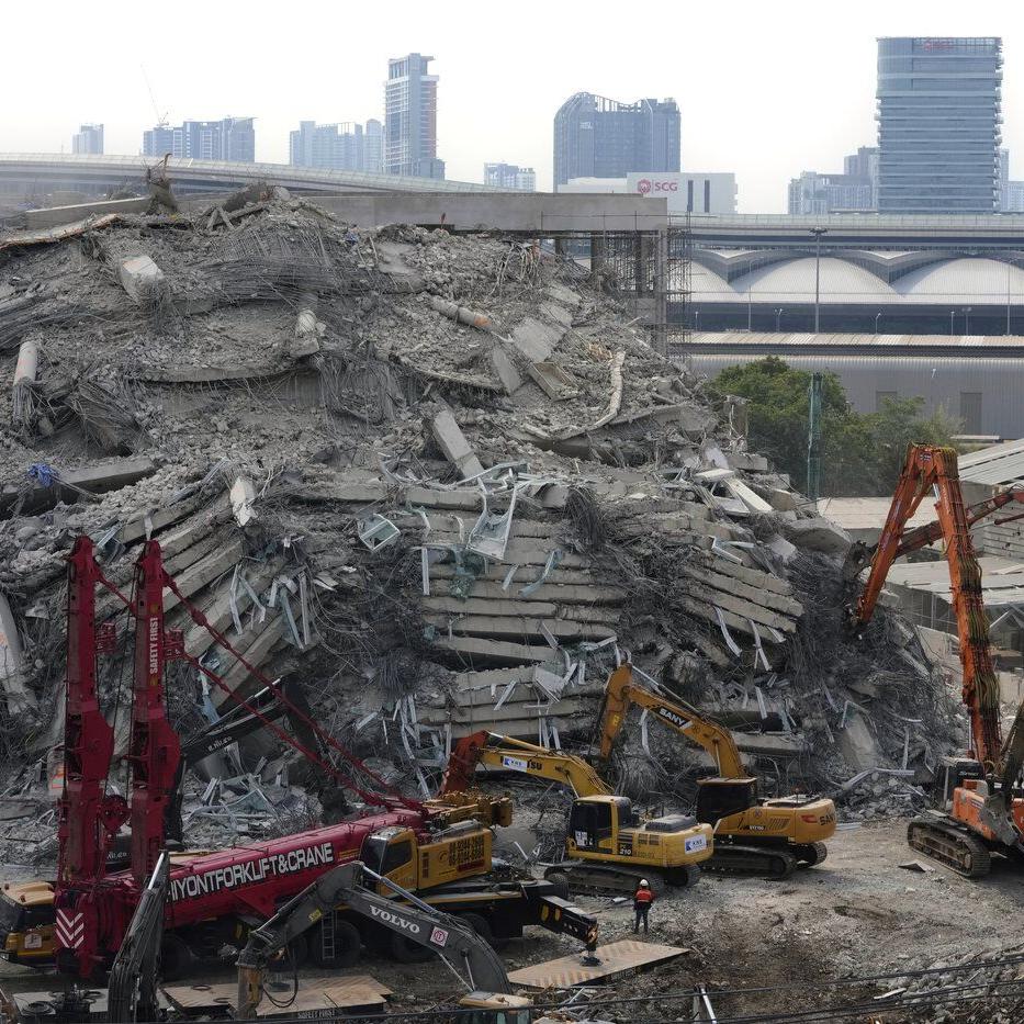 Bangkok officials end search operation at the skyscraper that collapsed following an earthquake